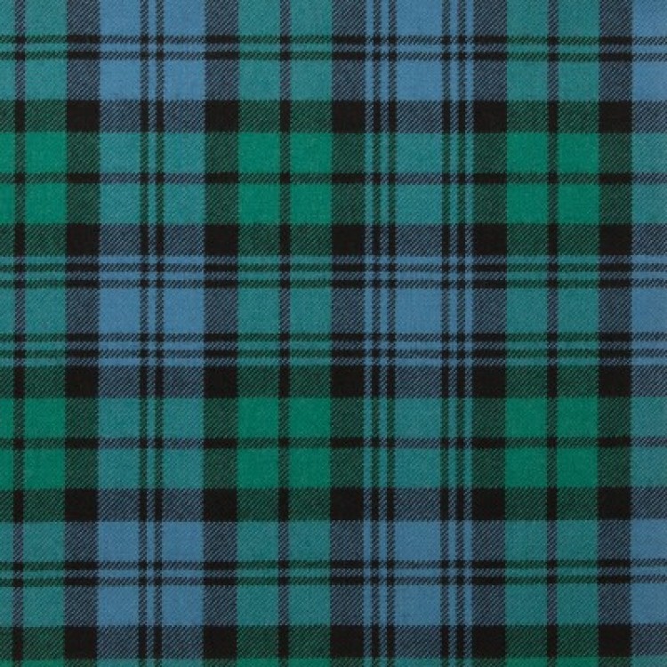 Campbell Clan Ancient 10oz Tartan Fabric By The Metre