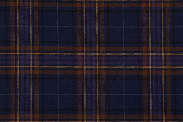 Medium Weight Hebridean Tartan Fabric - Wild Heather