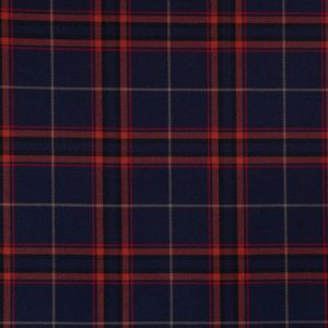Medium Weight Hebridean Tartan Fabric - Gaelic Fire
