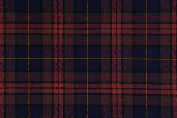 Medium Weight Hebridean Tartan Fabric - Leaping Salmon
