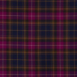 Medium Weight Hebridean Tartan Fabric - Highland Romance