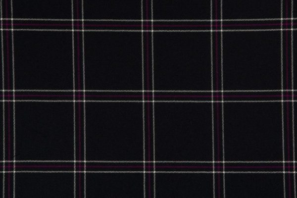 Medium Weight Hebridean Tartan Fabric - Dark Hebridean Purple