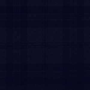 Medium Weight Hebridean Tartan Fabric - Dark Island Navy
