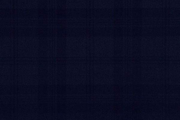 Medium Weight Hebridean Tartan Fabric - Dark Island Navy