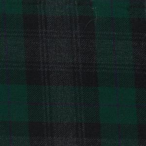 Medium Weight Hebridean Tartan Fabric - Black Watch