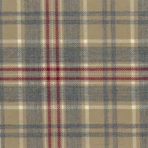 Medium Weight Hebridean Tartan Fabric - Hebridean Sands