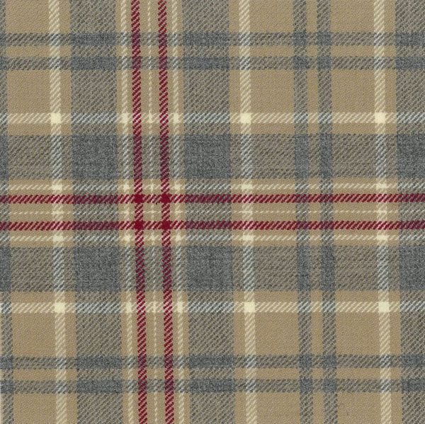 Medium Weight Hebridean Tartan Fabric - Hebridean Sands