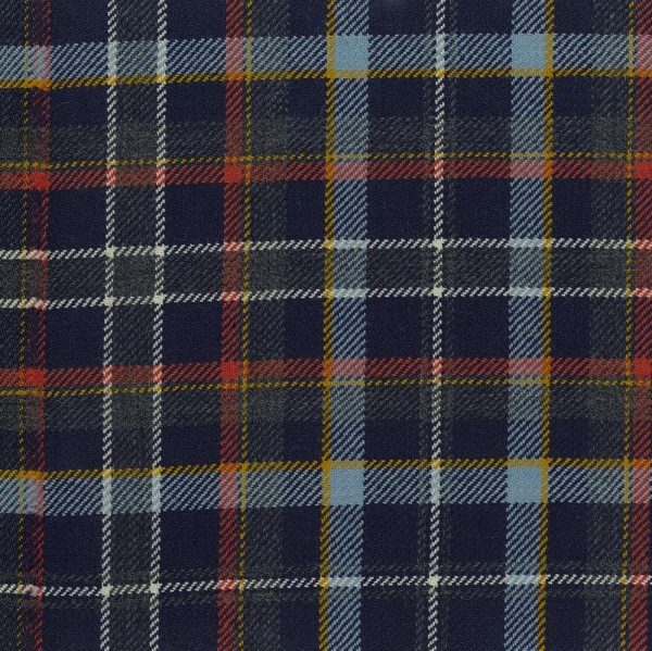 Medium Weight Hebridean Tartan Fabric - Celtic Rainbow
