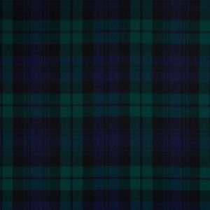 House of Edgar Heavy Weight Clan Tartan - Black Watch Modern