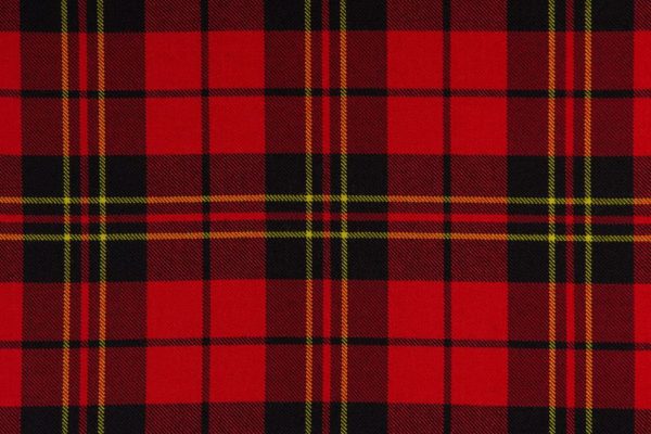 House of Edgar Heavy Weight Clan Tartan - Brodie Red Modern
