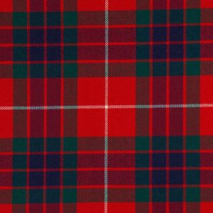 House of Edgar Heavy Weight Clan Tartan - Fraser Red Modern