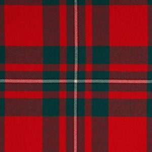 House of Edgar Heavy Weight Clan Tartan - MacGregor Red Modern