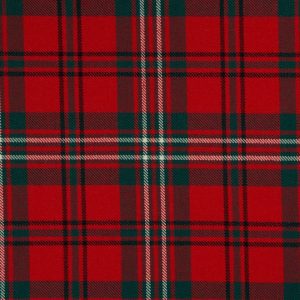 House of Edgar Heavy Weight Clan Tartan - Scott Red Modern