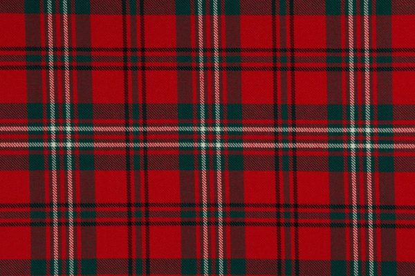 House of Edgar Heavy Weight Clan Tartan - Scott Red Modern