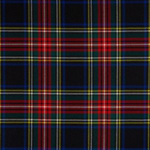 House of Edgar Heavy Weight Clan Tartan - Stewart Black Modern