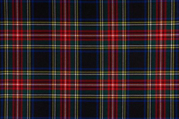 House of Edgar Heavy Weight Nevis Tartan - Stewart Black Modern