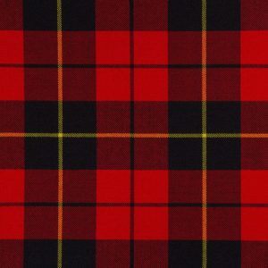 House of Edgar Heavy Weight Nevis Tartan - Wallace Red Modern