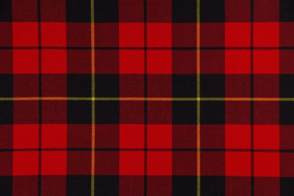 House of Edgar Heavy Weight Nevis Tartan - Wallace Red Modern