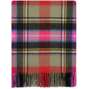 Lambswool Blanket - Bruce of Kinnaird Ancient Tartan