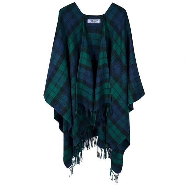 Lambswool Serape - Black Watch Modern Tartan