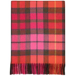 Lambswool Serape - Buchanan Rose Tartan