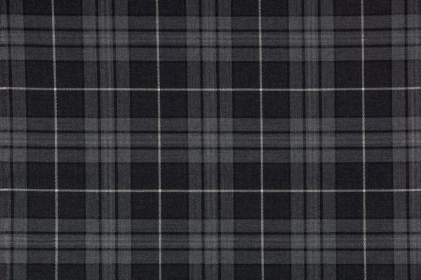 Medium Weight Hebridean Tartan Fabric - Hebridean Granite