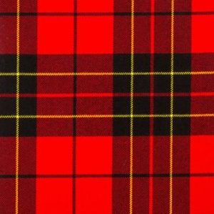 Brodie Red Modern 16oz Tartan Fabric