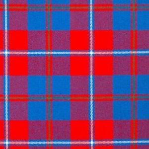 Galloway Red Modern 16oz Tartan Fabric