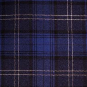Navy Highland Granite 16oz Tartan Fabric
