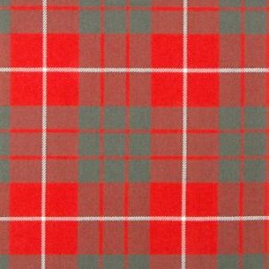 Hamilton Red Weathered 16oz Tartan Fabric