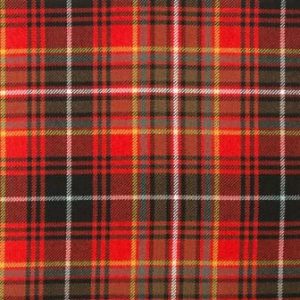 Innes Red Weathered 16oz Tartan Fabric