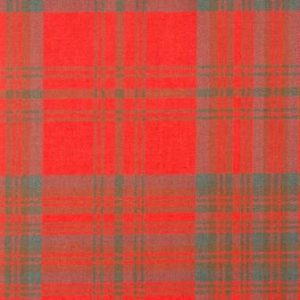Matheson Red Weathered 16oz Tartan Fabric