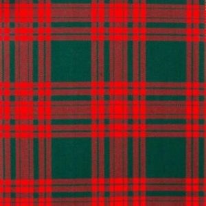 Menzies Green Modern 16oz Tartan Fabric