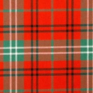 Morrison Red Ancient 16oz Tartan Fabric