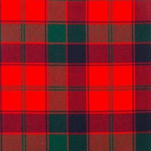 Robertson Red Modern 16oz Tartan Fabric