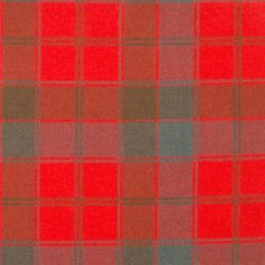 Robertson Red Weathered 16oz Tartan Fabric
