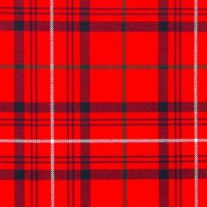 Rose Red Modern 16oz Tartan Fabric