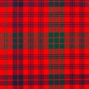 Ross Red Modern 16oz Tartan Fabric