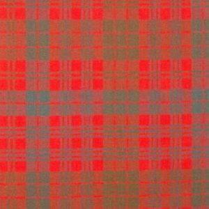 Ross Red Weathered 16oz Tartan Fabric