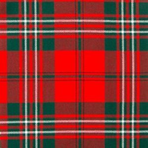 Scott Red Modern 16oz Tartan Fabric