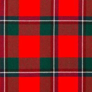 Sinclair Red Modern 16oz Tartan Fabric