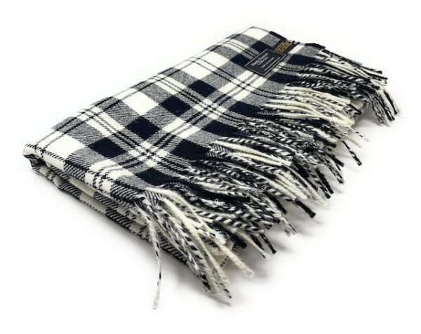 Dandie Dinmont Tartan 100% Wool Blanket - Image 3