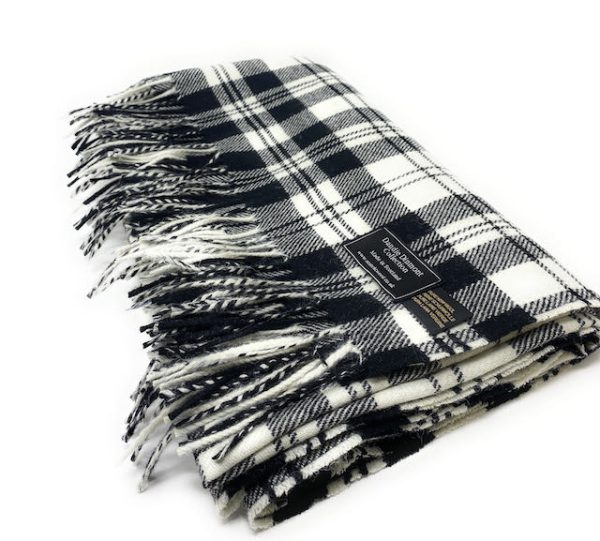 Dandie Dinmont Tartan 100% Wool Blanket - Image 4