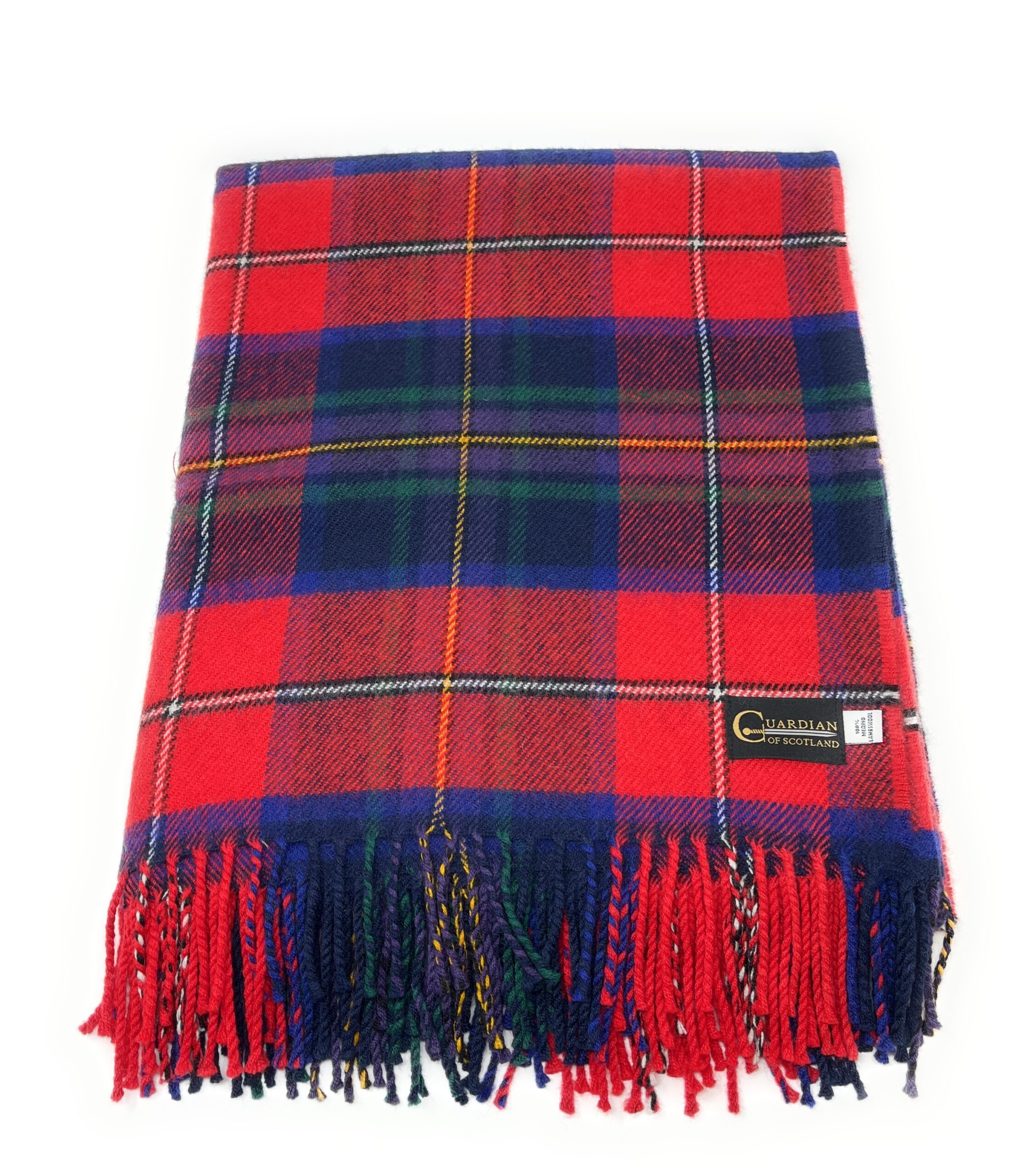 Lambswool Blanket - Guardian of Scotland Modern Tartan