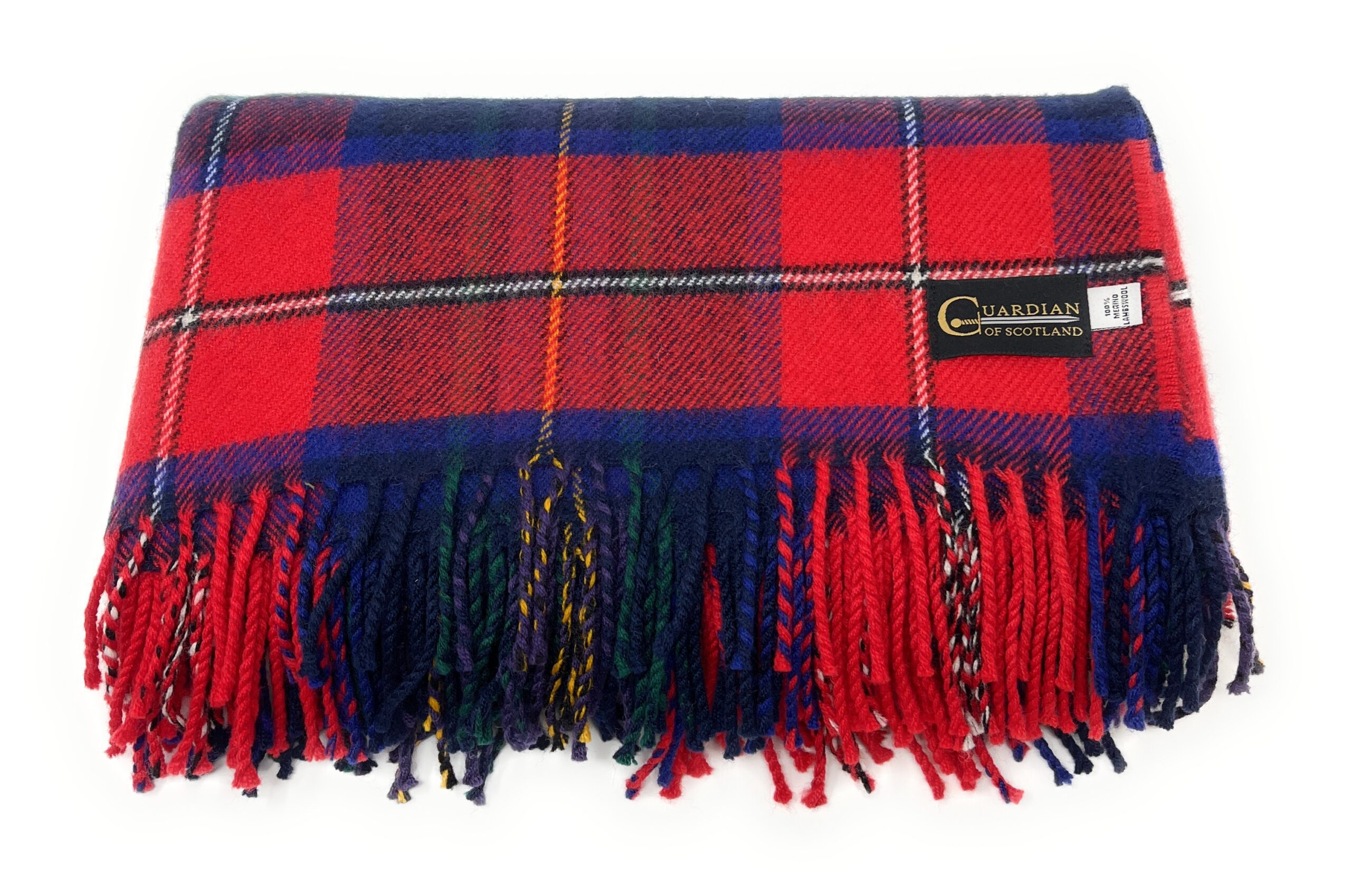 Lambswool Blanket - Guardian of Scotland Modern Tartan - Image 3