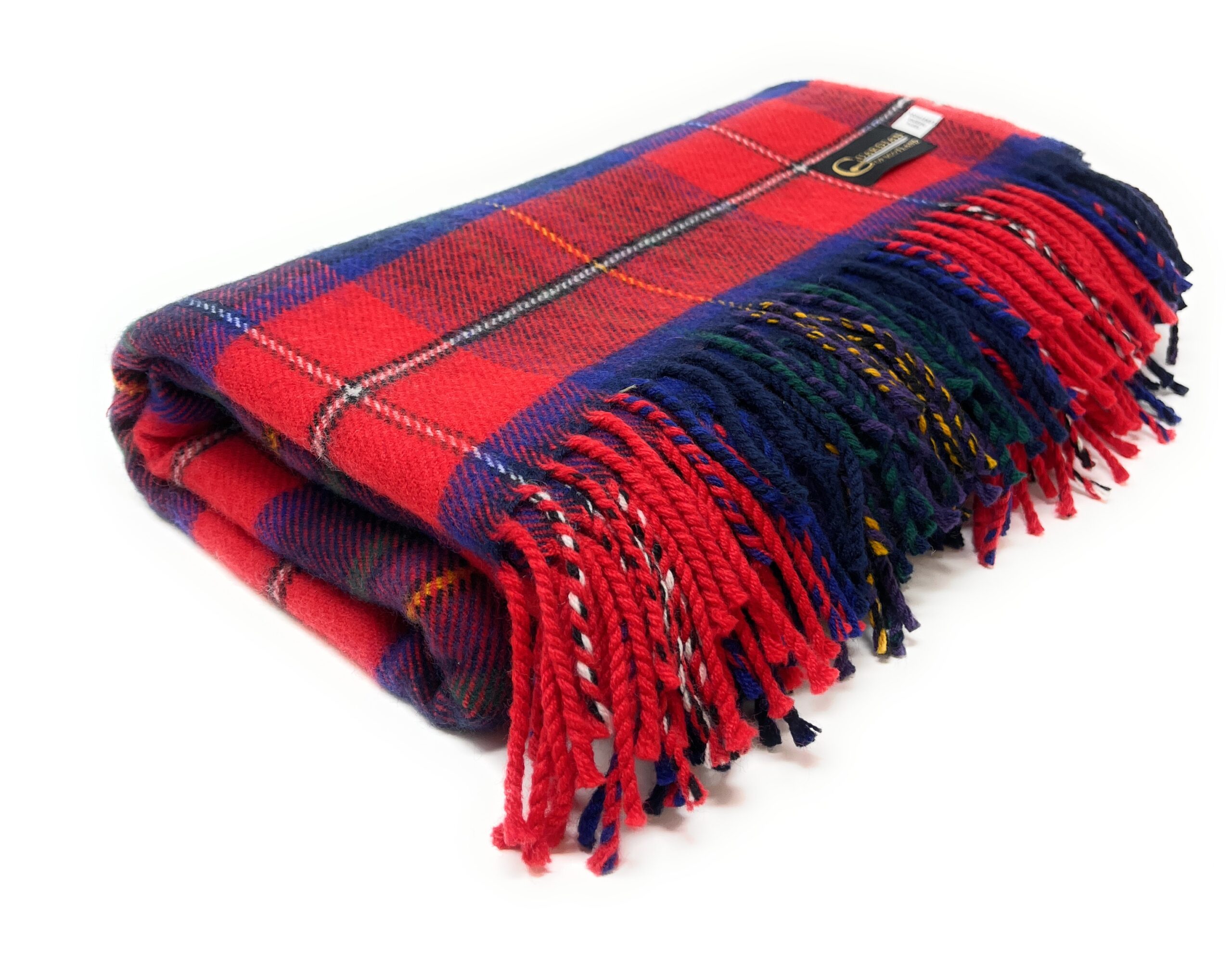 Lambswool Blanket - Guardian of Scotland Modern Tartan - Image 2