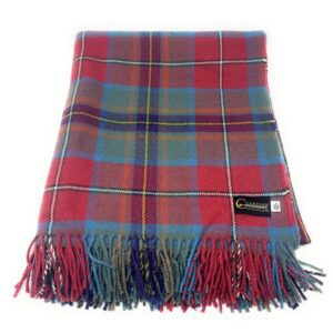 Lambswool Blanket - Guardian of Scotland Weathered Tartan