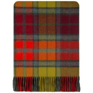 Lambswool Blanket - Buchanan Berry Tartan
