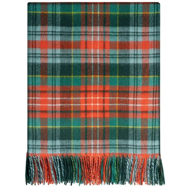 Lambswool Blanket - Caledonia Ancient Tartan