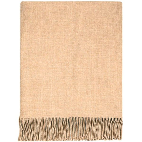 Lambswool Blanket - Malt Plain